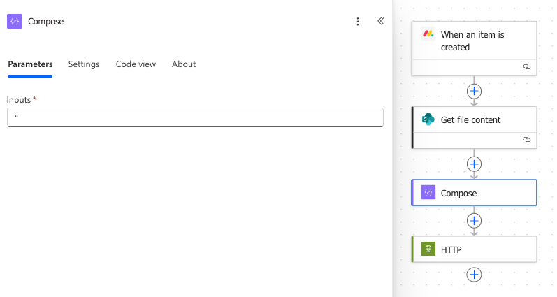 Step 3: Add a Compose action